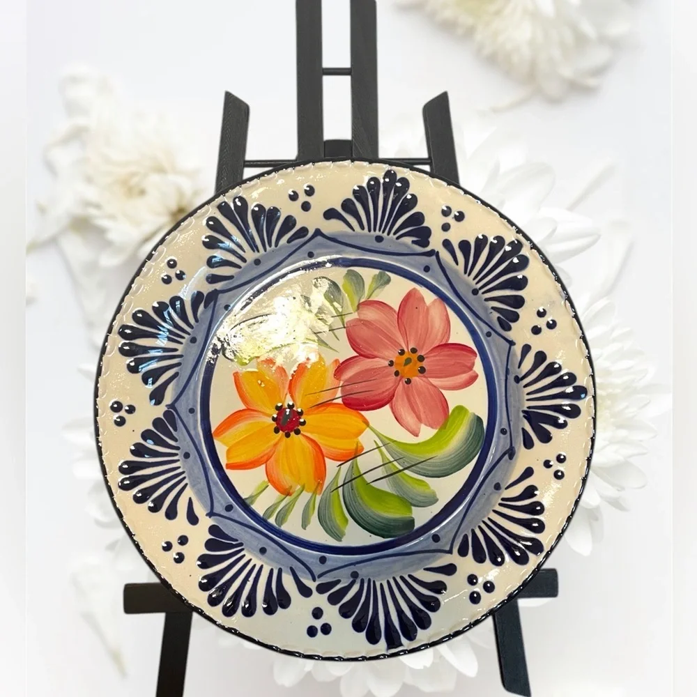Mexican Talavera Plates Set of 4